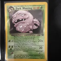 WOTC Vintage Pokemon Card Holo Lot Of 4 Slowking Laura’s Poliwrath Dark Weezing - Image 4