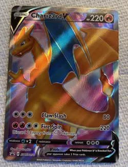 Charizard V SWSH050 - LP Full Art Promo Pokemon Card - Image 1