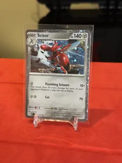 Scizor - Cosmos Holo - Obsidian Flames 141/197 Promo Pokemon TCG Card NM - Image 2