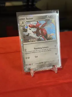 Scizor - Cosmos Holo - Obsidian Flames 141/197 Promo Pokemon TCG Card NM - Image 3