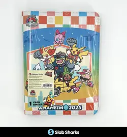 POKEMON CENTER ANAHEIM 2025 WORLD CHAMPIONSHIPS CARD BINDER SEALED - Image 1