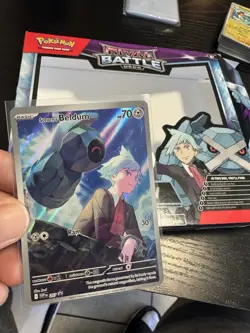 Pokemon TCG Steven’s Beldum 207 Black Star Promo Card Pack Fresh NM Condition - Image 2