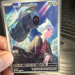 Pokemon TCG Steven’s Beldum 207 Black Star Promo Card Pack Fresh NM Condition - Image 3