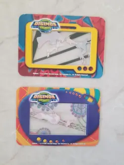Vintage "Digimon-The Movie" RARE CEL CARDS Lot (2) - Image 2