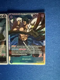 Aramaki One Piece TCG 2-card lot OP06 Super Rare&OP11 Rare - ships PWE - Image 4