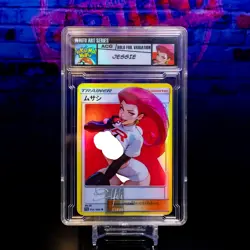 Jessie Waifu Trading Card Custom Encased Labeled Holo Foil PokemonWaifu SLAB - Image 1
