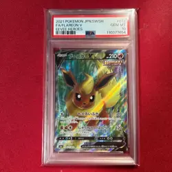 Pokemon Card Flareon V SR 072/069 PSA 10 GEM MINT Japanese Evolving Skies - Image 1