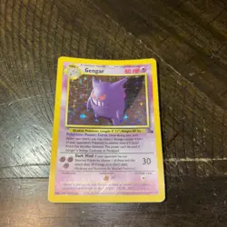Pokemon TCG Gengar Fossil Holo Card 5/62 Unlimited Rare - Image 2
