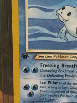 Pokemon Card 1st Edition Neo Destiny Light Dewgong 45/105 LP+ - Image 3