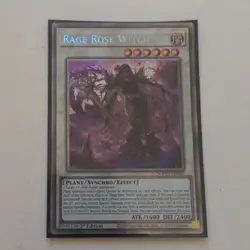 DOOD-EN040 Rage Rose Witch : Starlight Rare 1st Edition Mint YuGiOh Card - Image 1