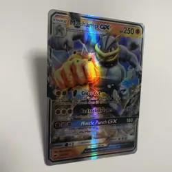 Machamp GX Ultra Rare Pokemon Trading Card Game (TCG) card from the Sun & Moon B - Image 2