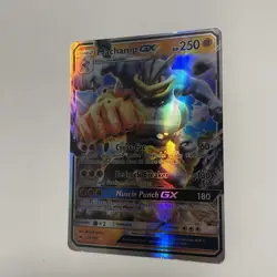 Machamp GX Ultra Rare Pokemon Trading Card Game (TCG) card from the Sun & Moon B - Image 3