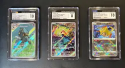 Pokemon TCG SV CGC 8 - CGC 10 Graded Card Collection - Image 1
