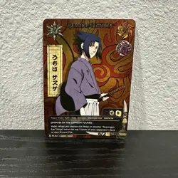Naruto CCG Sasuke Uchiha PR-062 Foil Promo NM [Rare Promo Card] - Image 1