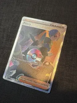 Pokemon TCG Penny Paldean Fates Trainer Holo Card 239/091 Near Mint Condition - Image 2