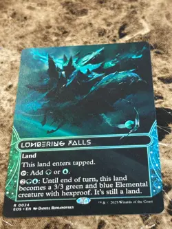 LUMBERING FALLS Magic MTG Edge of Eternities Stellar Sights Borderless - Image 1