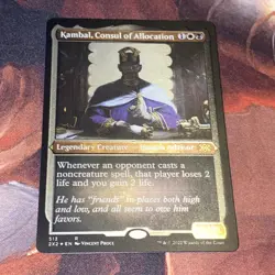 Kambal, Consul Of Allocation X1 Mtg Double Masters Nm Foil Etched - Image 1