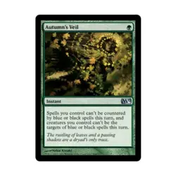 WOTC MtG M12 Autumn's Veil (U) (Foil) NM - Image 1