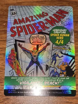 MTG MARVEL SPIDER-MAN Peter Parker/ Amazing Spiderman Legendary Creature M0232 - Image 1