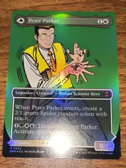 MTG MARVEL SPIDER-MAN Peter Parker/ Amazing Spiderman Legendary Creature M0232 - Image 2