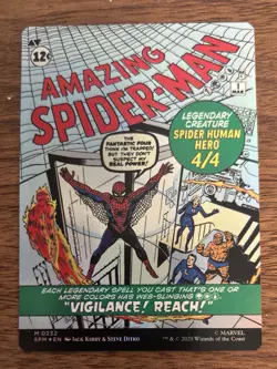 MTG MARVEL SPIDER-MAN Peter Parker/ Amazing Spiderman Legendary Creature M0232 - Image 3