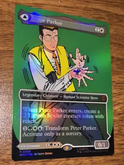 MTG MARVEL SPIDER-MAN Peter Parker/ Amazing Spiderman Legendary Creature M0232 - Image 5