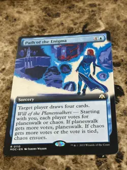 PATH OF THE ENIGMA Magic MTG March of the Machine Extended Art - Image 1