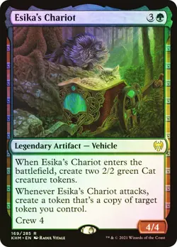 Esika's Chariot FOIL Â· Kaldheim (KHM) #169 MtG Near Mint Rare - Image 1