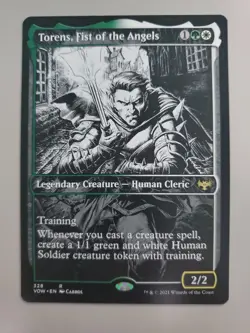 MTG Torens, Fist of the Angels Innistrad: Crimson Vow Showcase Rare - Image 1