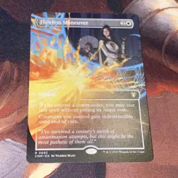 Flawless Maneuver X1 Mtg Commander Masters Nm Borderless - Image 1