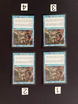 4x MtG Rhystic Study Prophecy Non-Foil NM/VG - Image 2