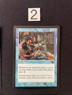 4x MtG Rhystic Study Prophecy Non-Foil NM/VG - Image 4