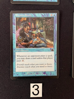 4x MtG Rhystic Study Prophecy Non-Foil NM/VG - Image 5