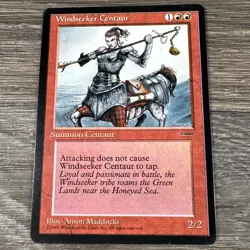 MTG Windseeker Centaur #3 Rare LP Harperprism Book Promos - Image 1