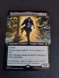 x1 Morlun, Devourer of Spiders - Extended Art R MTG Marvel's Spider-Man M/NM, En - Image 1