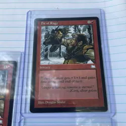 Lot of (3) 1997 MTG Fit of Rage Weatherlight Regular Common LP RARE - Image 2