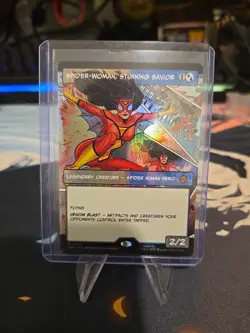 Spider-Woman, Stunning Savior - 0230 - R - Borderless - Foil - MTG - NM/M - Image 1