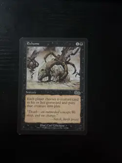 MTG Exhume (USG) Urza's Saga Regular Common 134/350 - Image 1