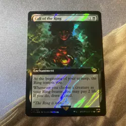 MTG / Call Of The Ring / Extended Art Surge Foil / Nm & Never Played - Image 1