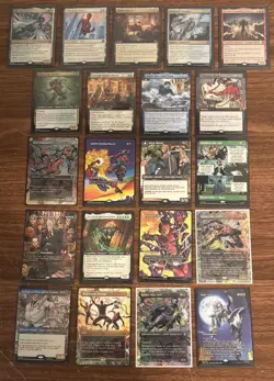 MTG MARVEL SPIDER-MAN Lot Of 21 Collector Rare, Mythic, Borderless & Foil Cards - Image 2
