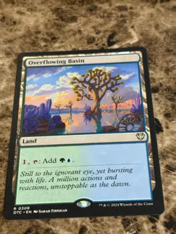 OVERFLOWING BASIN Magic MTG Outlaws of Thunder Junction - Image 1