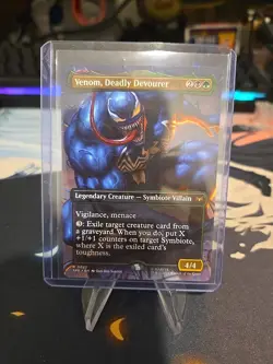 MTG - SPE - Venom, Deadly Devourer (Borderless) #0022 - Near Mint Non Foil - Image 1