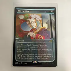 MTG Magic The Gathering Mirror Box 403 Neon Dynasty Showcase Rare M/NM - Image 1