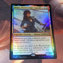 Jhoira, Weatherlight Captain X1 Mtg Dominaria Nm Foil Prerelease Promo - Image 1