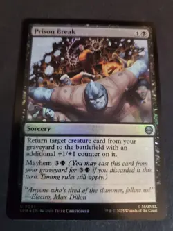 NM Foil Prison Break, MTG, Marvel's Spider-Man, Magic the Gathering, 61 - Image 1