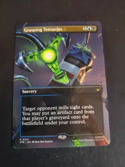 x1 Grasping Tentacles - Borderless R MTG Marvel's Spider-Man Eternal M/NM, Engli - Image 1
