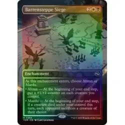 Foil Barrensteppe Siege (borderless) X4 M/NM Magic MTG Tarkir: Dragonstorm - Image 1