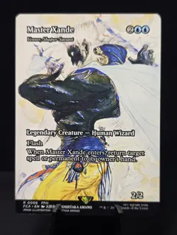 Master Xande/Venser, Shaper Savant MTG Fantasy Hand Painted Altered Art - Image 1