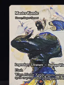 Master Xande/Venser, Shaper Savant MTG Fantasy Hand Painted Altered Art - Image 4