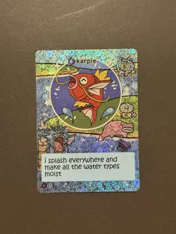 Pokiebubies 1st Edition Holo - Karpie (Magikarp) 37 Fanmade Pokemon Card - Image 1